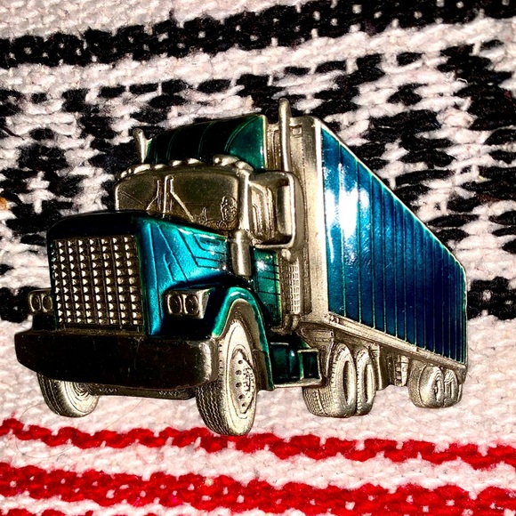 Menβs trucker belt buckle - Picture 1 of 5